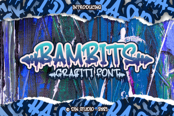 Bambits: A Bold Display Font for Dynamic Editorial Design