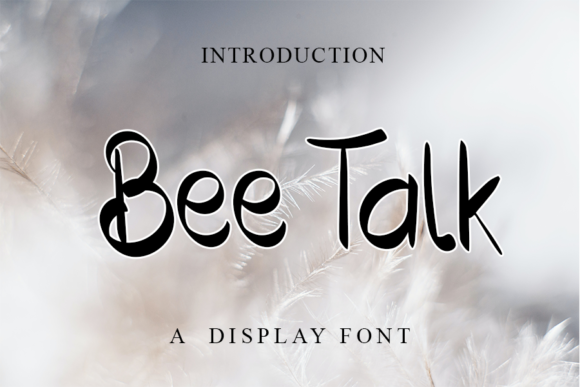 Bee Talk: A Handwritten Font for Crafters and Small Business Designers