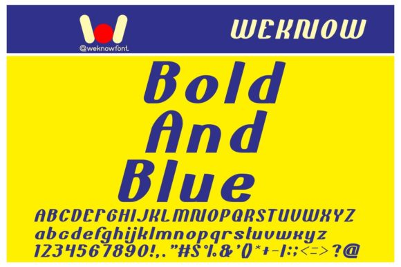 Bold and Blue: A Techno Display Font for Marketers