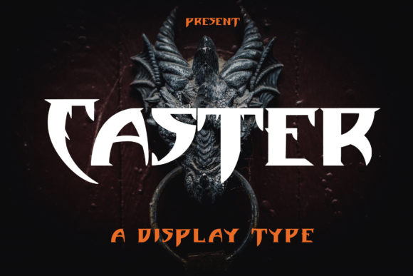 Caster: A Bold Display Font That Brings Trendy Energy to Branding