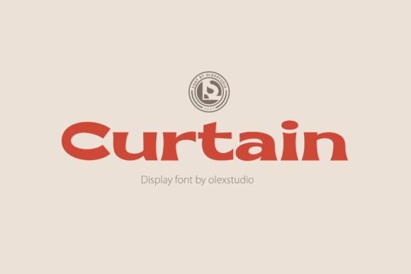 Curtain Font: A Modern Display Typeface for Business Branding