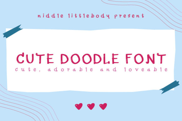 Cute Doodle: A Playful Display Font for Web Design