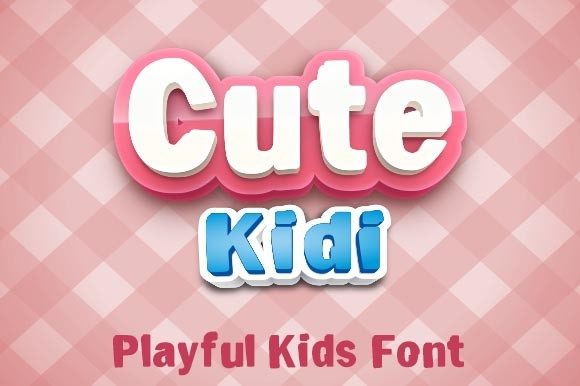 Cute Kidi: A Charming Display Font for Makers