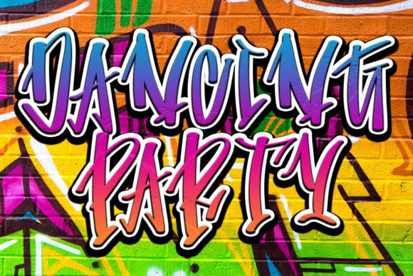 Dancing Party: A Bold Display Font for High-Energy Campaigns
