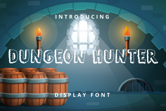 Dungeon Hunter: A Playful Display Font for Branding