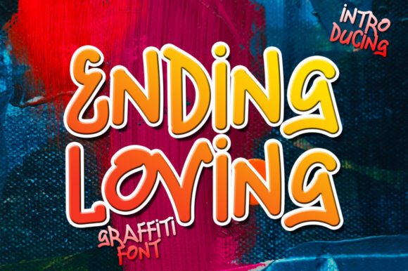 Ending Loving Font: Modern Display Type for Bold Web Design
