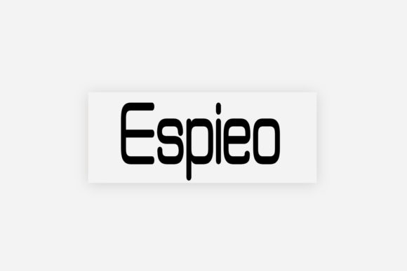 Espieo: A Minimal Display Font for Modern Editorial Design
