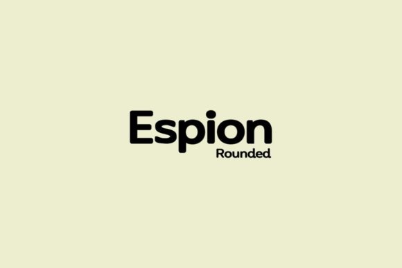 Espion: A Modern Display Font for Editorial Design and Digital Publishing