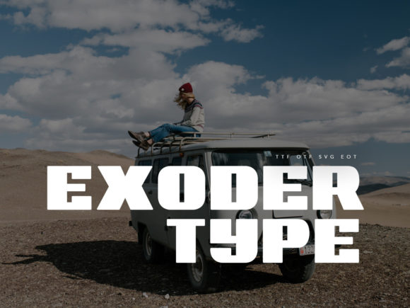 Exoder: A Modern Display Font for Your Brand