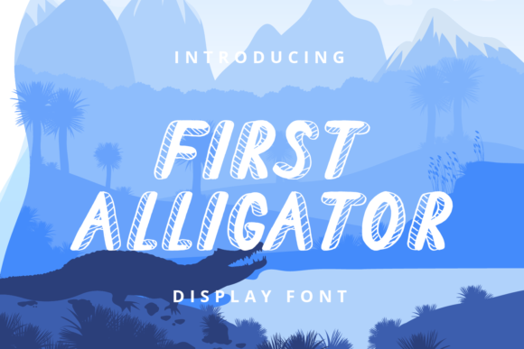First Alligator: A Bold Display Font for Editorial Design