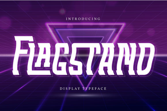 Flagstand: A Retro Display Font for Bold Marketing