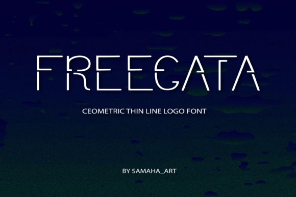 Freegata: A Geometric Display Font That Elevates Web Design