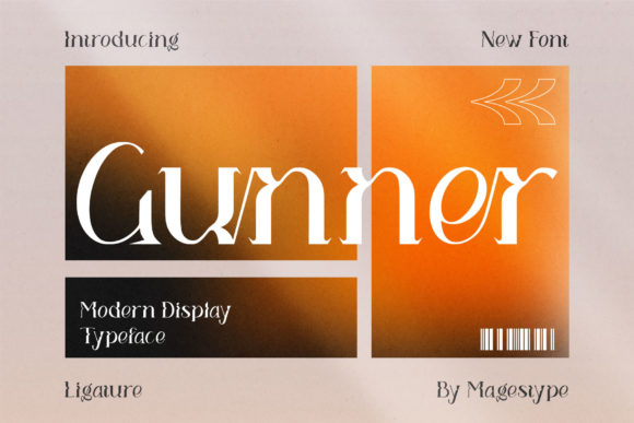 Gunner: A Modern Display Font for Editorial Design