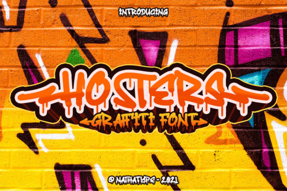 Hosters Font: A Bold Display Typeface for Edgy Brand Campaigns