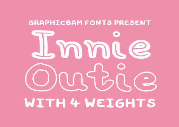 Innie Outie: A Playful Display Font for Editorial Design and Digital Publishing
