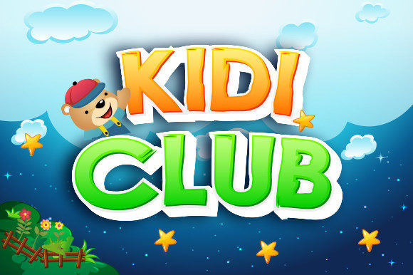 Kidi Club: A Playful Display Font for Crafters and Product Designers
