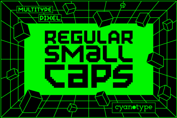 MultiType Pixel: A Bold Display Font for Web Design
