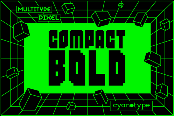 MultiType Pixel Compact Bold: A Display Font for Web Design
