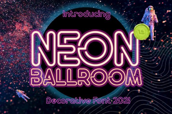 Neon Ballroom: A Retro Display Font for Bold Marketing