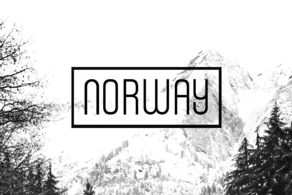 Norway: A Clean Display Font for Modern Craft and Product Design