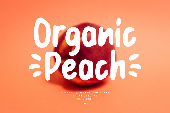 Organic Peach: A Display Font That Elevates Web Typography