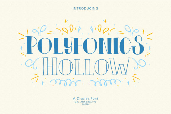 Polyfonics: A Whimsical Display Font for Editorial Design