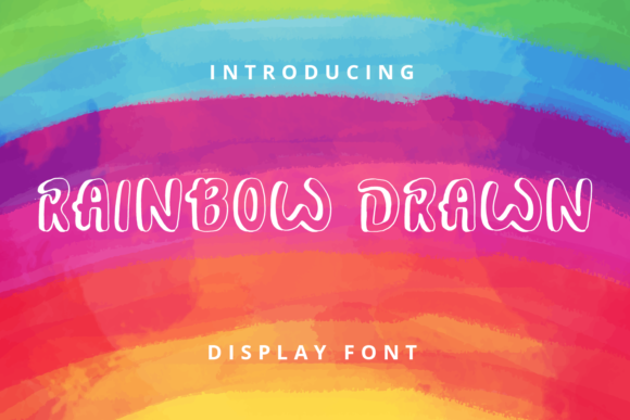 Rainbow Drawn: A Display Font That Adds Personality to Brand Design