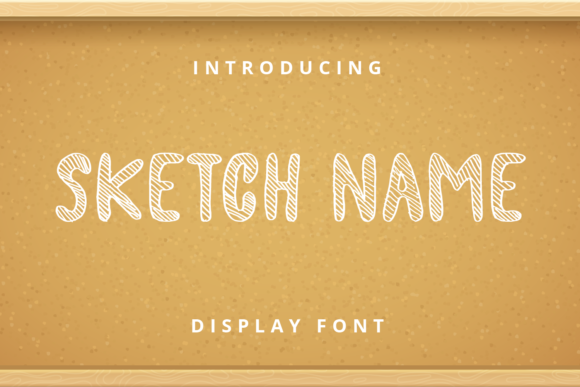 Sketch Name: A Handwritten Display Font for Authentic Branding