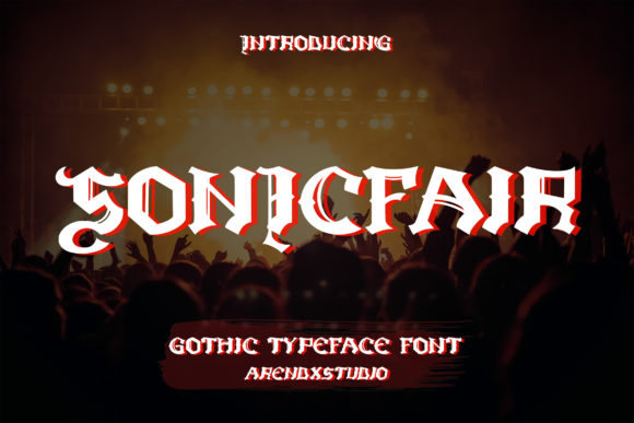 Sonicfair: A Bold Gothic Display Font for Editors