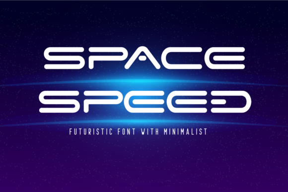 Space Speed: A Bold Display Font for Futuristic Branding Projects