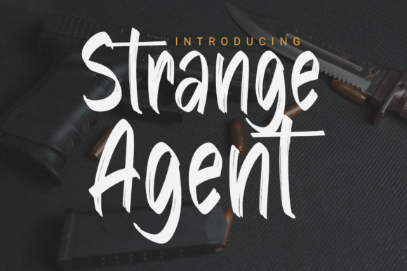 Strange Agent: A Relaxed, Fun Display Font for Modern Branding