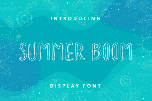 Summer Boom: A Fresh Display Font for Polished Branding