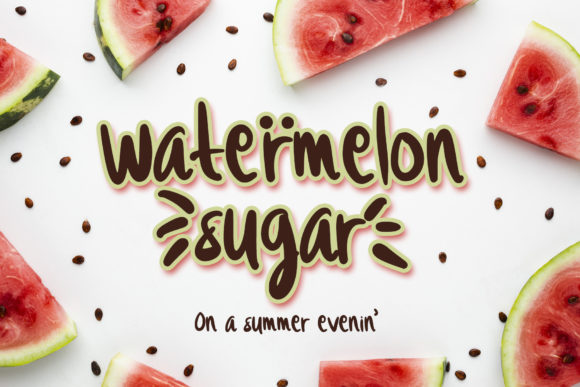 Watermelon Sugar: A Joyful Display Font Review
